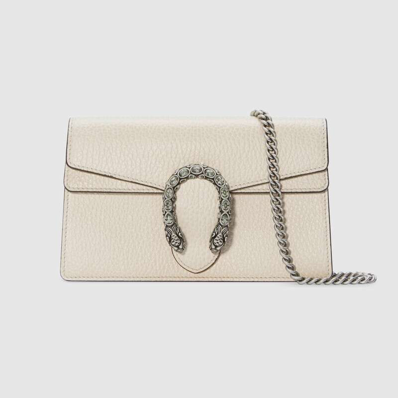 Gucci Dionysus Leather Super Mini Bag Shoulder Bag 476432 White